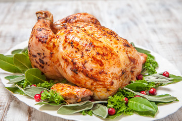 Whole Roasted Chicken for holidays