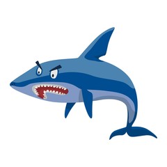 Vector shark character