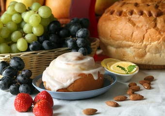 bread and fruit