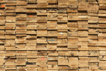 gestapeltes Schnittholz 