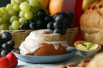 bread and fruit