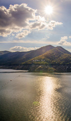 Big dam of northern Thailand