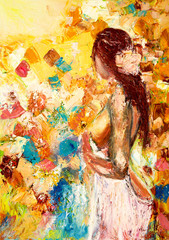 Obraz premium Abstract woman