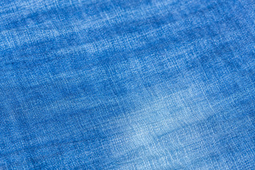 Detail of  blue jeans
