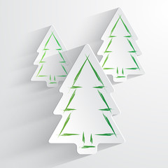 Paper pine background
