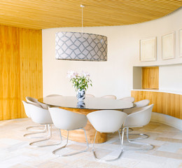 Dinning room. Dining room in suburban home 