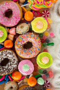 Close-up Of Various Confectionary