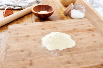 Making handmade pasta