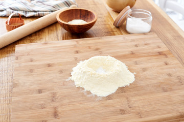 Making handmade pasta