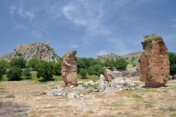 Fototapeta na wymiar Castabala - Hierapolis - Bodrum Kalesi