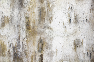 White concrete walls dirty surfaces
