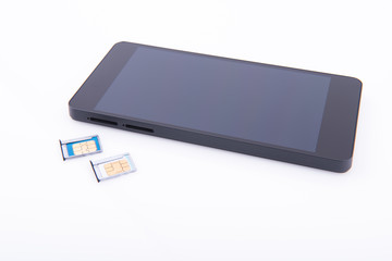 Smarphone with dual sim