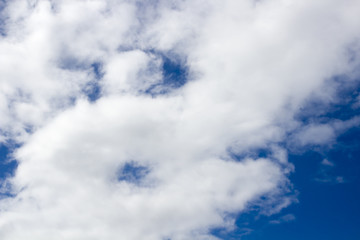 Obraz premium blue sky with cloud closeup