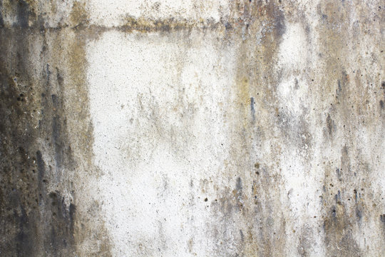 White concrete walls dirty surfaces © pooretat