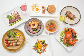 International food for dinner