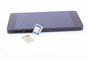 Smarphone with dual sim