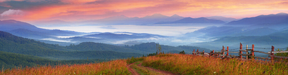 Early morning in Vorokhta, Ukraine