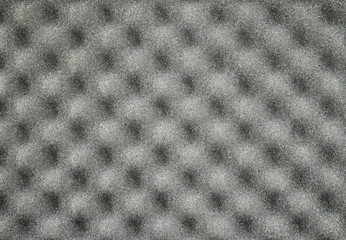 Background of sound absorbing sponge in music studio