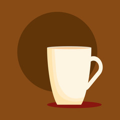 Delicious coffee cup icon vector illustration graphic design