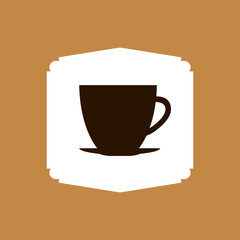 Delicious coffee cup icon vector illustration graphic design