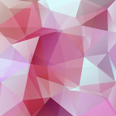 Background made of pink, white triangles. Square composition with geometric shapes. Eps 10