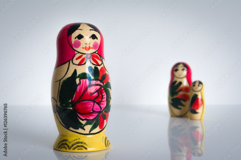 Wall mural Matryoshka doll