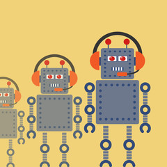 Chatbots vector illustration