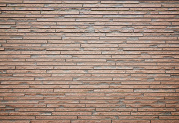 Glazed tile wall texture background in dark brown color tone