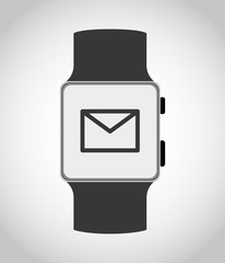 Wearable mobile technology icon vector illustration graphic design