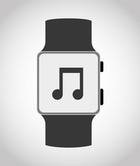 Wearable mobile technology icon vector illustration graphic design