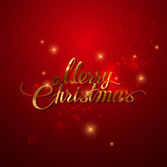 Merry Christmas. Holiday Vector Illustration.