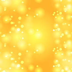 Glittery vintage yellow seamless pattern.