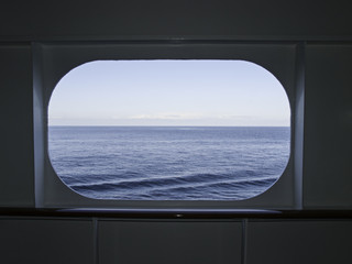 Cruise ship window