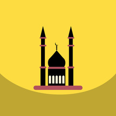 flat vector icon design collection ramadan festival