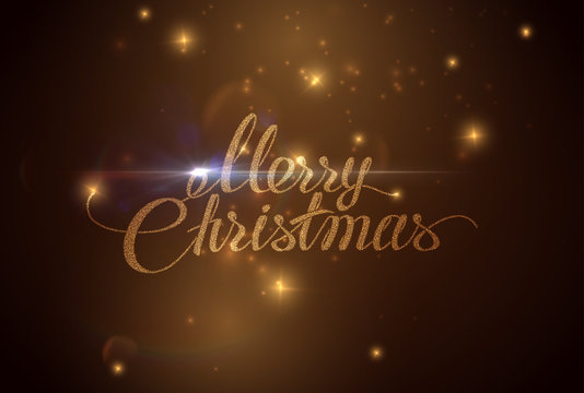 Merry Christmas. Holiday Vector Illustration.