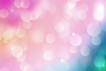 Pastel bokeh abstract light background