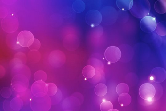 abstract purple bokeh light background and wallpaper for Christmas and New Year 