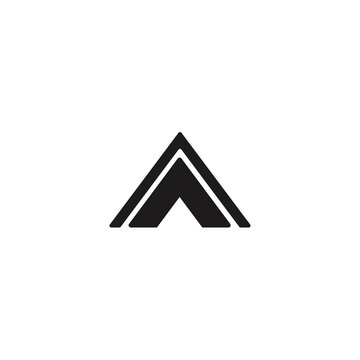 tent icon illustration vector