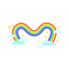 Obraz premium Shaped Rainbow Icon