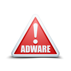 Adware sign illustration