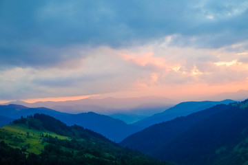 Fototapeta premium Carpathian mountains