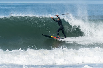 Stand up paddle surfer