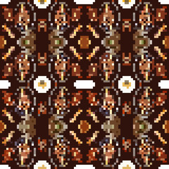 seamless tileable pixel texture pattern