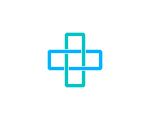 Line Medic Medical Logo Design Element