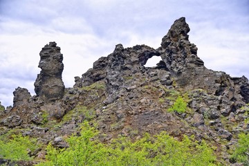 Dimmuborgir, Island
