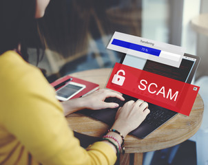 Fraud Hacking Spam Scam Phising Concept