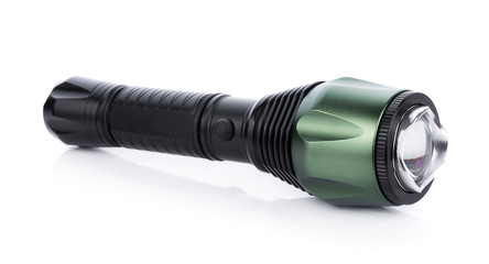 flashlight on white background