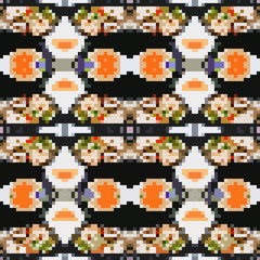 seamless tileable pixel texture pattern