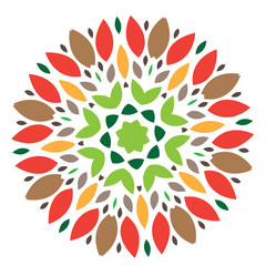  elements for design. Stylized flower, mandala.