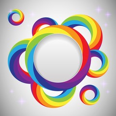 Obraz premium rainbow vector design template